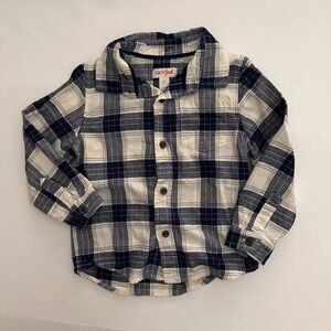 Cat & Jack boys button down shirt size 3T Pre-Owned